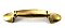 Vintage Amerock Brass Drawer Pulls, Sold Individually, 3" on Center