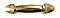 Vintage Amerock Brass Drawer Pulls, Sold Individually, 3" on Center