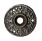 Antique Cast Iron Plain Aesthetic Style Door Rosette or Escutcheon