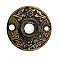 Antique Cast Bronze Aesthetic Style Door Rosette or Escutcheon - Circa 1880
