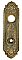 Antique Cast Bronze "BF Design" Entry Door Plate by Sargent & Co. - Circa 1901