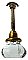 Antique Bronze and Glass Doorknob Closet Set by P. & F. Corbin - Circa 1911