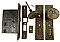 Antique Cast Bronze Entry Door Set in "Ekado" Design by Sargent & Co. - Circa 1888