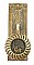 Antique Cast Bronze Door Lock Set in "Empire" Design by  P. & F. Corbin - Circa 1892