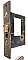 Antique Cast Bronze Door Lock Set in "Empire" Design by  P. & F. Corbin - Circa 1892