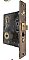 Antique Cast Bronze Door Lock Set in "Empire" Design by  P. & F. Corbin - Circa 1892