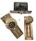 Antique Cast Bronze Door Lock Set in "Empire" Design by  P. & F. Corbin - Circa 1892