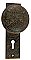 Antique Cast Iron and Bronze Door Set in "Oriental" Design by Branford Lock Works - Circa 1886