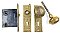 Antique Cast Bronze "Hoofed Urn" Door Set by Norwalk Lock Co. - Circa 1890