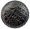 Antique Cast Iron Door Knob and Rosette Set in "Arcadia" Design by Sargent & Co. - Circa 1888