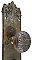 Antique Cast Iron Door Knob Set in "Tunis" by Barrows Lock Co. - Circa 1920