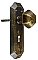 Antique Cast Bronze Door Set in "Hanford" Design by Reading Hardware - Circa 1915