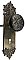 Antique Cast Iron Door Knob Set in "Tunis" by Barrows Lock Co. - Circa 1920