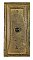 Antique Art Deco Cast Bronze Up/Down Elevator Control Button Wall Plate Set - Circa 1920