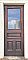 Antique Chestnut Half Glass Exterior Door - Includes Jamb - Circa 1880