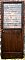 Antique Pine Exterior Door With Glass