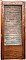 Antique 37-9/16" x 87-9/16" Oak Screen Exterior Door - Circa 1880