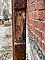 Antique 37-9/16" x 87-9/16" Oak Screen Exterior Door - Circa 1880