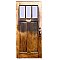 Antique 35” x 78-3/4” Fir Exterior Door - Circa 1900