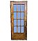 Antique 32” x 80-1/4” Oak Exterior Door w/ 12 Beveled Glass Panes - Circa 1900