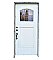 Antique 35-3/4” x 79-7/8” Fir Exterior Door - Circa 1900