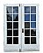 Pair of Antique 60” x 80-5/8” Pine French Doors - Circa 1920