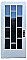 Antique 35-7/8” x 79-5/8” Pine French Door - Circa 1920