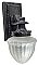 Antique Cast Iron Exterior Lantern with Satin Glass Shade - Circa 1920