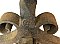 Antique Pair of "Bradley & Hubbard" Wrought Iron Antique Fireplace Andirons