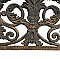Antique Dawson Bros. Cast Iron Fireplace Surround
