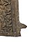 Antique Floral Cast Iron Fireplace Frame - Circa 1880
