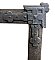 Antique Wrought Iron Fireplace Frame Arts and Crafts Gothic - Circa 1910