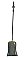 Antique Brass and Cast Iron Fireplace Ash ShovelTool