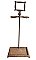 Antique Cast Iron Fireplace Tool Holder Stand