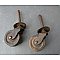 Set of 2 Antique Wooden Wheel Casters