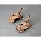 Set of 2 Antique Steel Casters