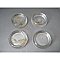 Antique Clear Glass Caster Cups - Sold Each