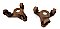 Antique Pair of Furniture Casters - Dolly