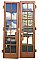 Antique Pair of Mahogany French Doors With Hardware - Circa 1920