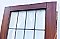 Antique 33-3/8" x 81-1/4" Gumwood French Door - Circa 1920