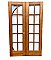 Pair of 48 1/2"" x 80" Pine French Doors