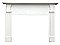 Antique Colonial Style Painted Fireplace Mantel - Circa 1950