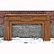 Long Antique Maple Fireplace Mantel
