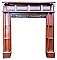 Antique Federal Style Cherry Fireplace Mantel - Circa 1900