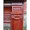 Antique 9' High Aesthetic Movement Cherry Fireplace Mantel - Circa 1870