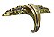 Antique Cast Brass Window Sash Finger Lift - Circa 1930