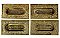 Antique Cast Bronze Pocket Door or Window Flush Escutcheon Pull Set by Hopkins & Dickinson - Circa 1879
