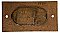 Antique Cast Bronze Recessed Flush Pull or Sash Lift - Circa 1910
