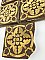 Antique "Campbell Brick & Tile Company" of Stoke-Upon-Trent Encaustic Tile Set - Circa 1880