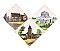 Antique German Fireplace Tile Set of 3 - Regensburg Bavaria